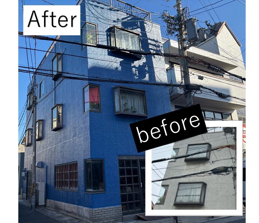 外壁塗装　東大阪市　BeforeAfter