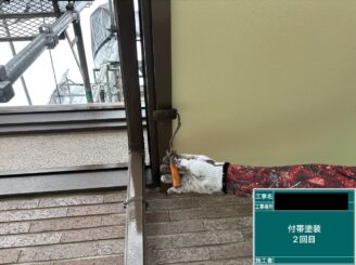 外壁塗装 東大阪市 付帯部施工