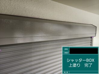 外壁塗装 東大阪 付帯部施工上塗り施工後