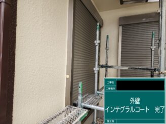 外壁塗装 東大阪 インテグラルコート施工後