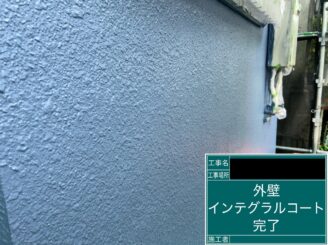 外壁塗装 東大阪市 インテグラル施工後