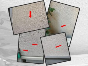 外壁ひび割れ（ヘアークラック）東大阪市