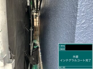 外壁塗装 東大阪 インテグラル施工後