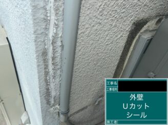 東大阪市 外壁塗装 ひび割れ補修シール充填