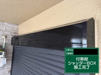 外壁塗装　東大阪市　付帯部完了
