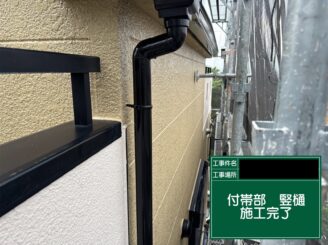 外壁塗装　東大阪市　付帯部完了