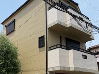 外壁塗装　東大阪市　完工