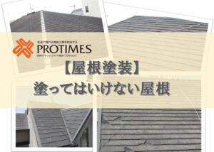 塗ってはいけない屋根