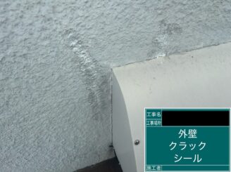 外壁塗装 東大阪 クラック補修