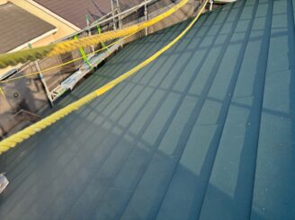 東大阪市　屋根カバー工法　ｶﾞﾙﾃｸﾄ設置
