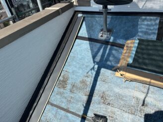 東大阪　屋根カバー工法　防水紙敷設