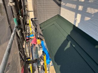 東大阪市　屋根カバー　板金設置