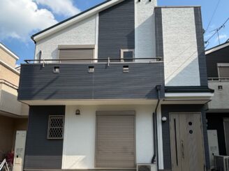 東大阪市　外壁塗り替え完了