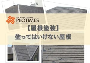 塗ってはいけない屋根