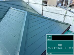 屋根塗装グリーンレイバー