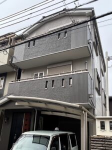 東大阪市外壁塗装バーチグレー・ウィザードコッパー