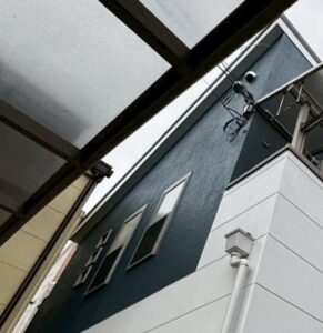 東大阪市　外壁塗装　マウンテンブルー