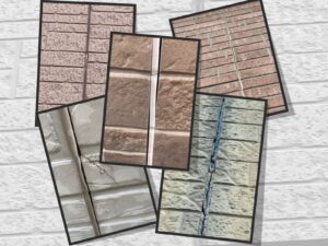 東大阪市　外壁リノベーション　施工前　コーキング（シーリング）の割れ