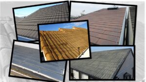 東大阪市屋根色あせ　