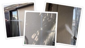 高圧洗浄　外壁塗装