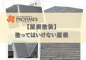 塗ってはいけない屋根