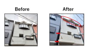 東大阪市　外壁塗装　クエリー