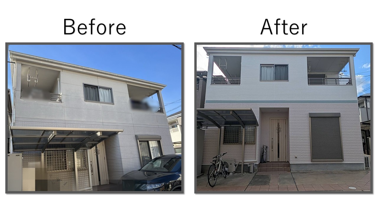東大阪市外壁塗装BeforeAfter
