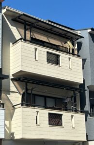 外壁塗装　ニュートラルホワイト　アステックペイント