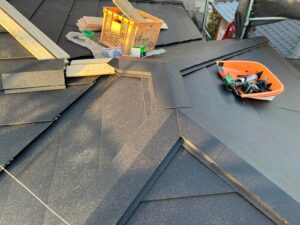 higasiosakasi-roof-sheet metal installation